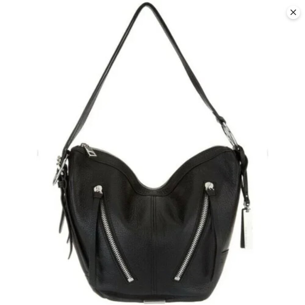 Vince Camuto Leather Convertible Backpack - Nikia black bag